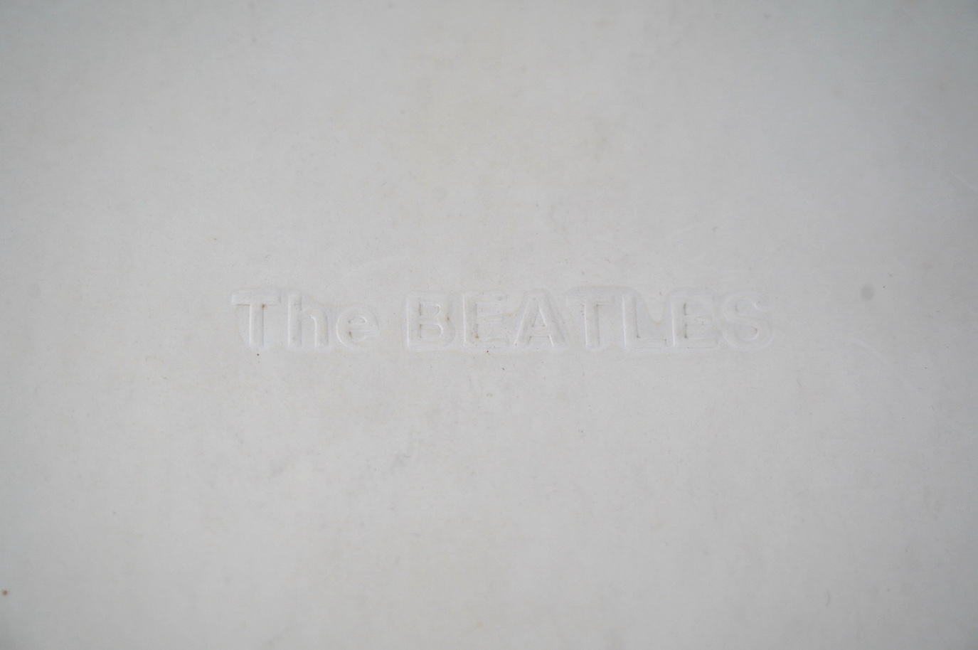 The Beatles; The Beatles (The White Album) double LP record album, No.0138392, on Apple PMC 7067, XEX 709-2, top loading cover with black inner sleeves. Condition - fair, some to sleeves and visible scratches to the viny